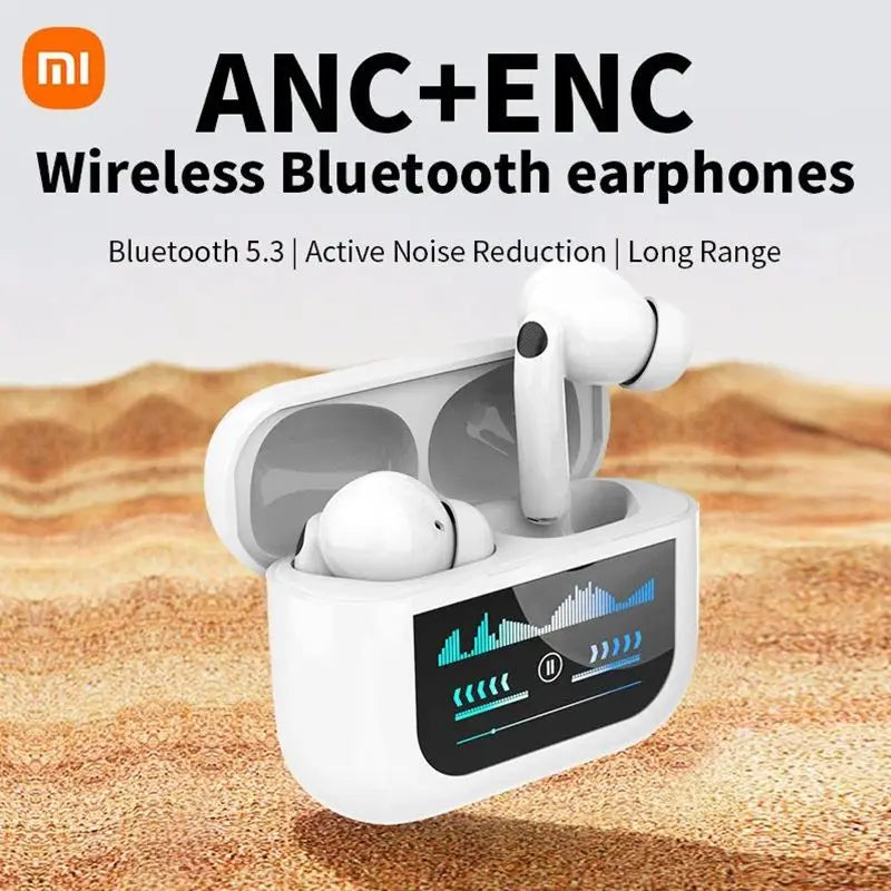 XIAOMI New Touch Screen Headphone Wireless Bluetooth Earbuds Active Noise Cancelling Earphone With Mic