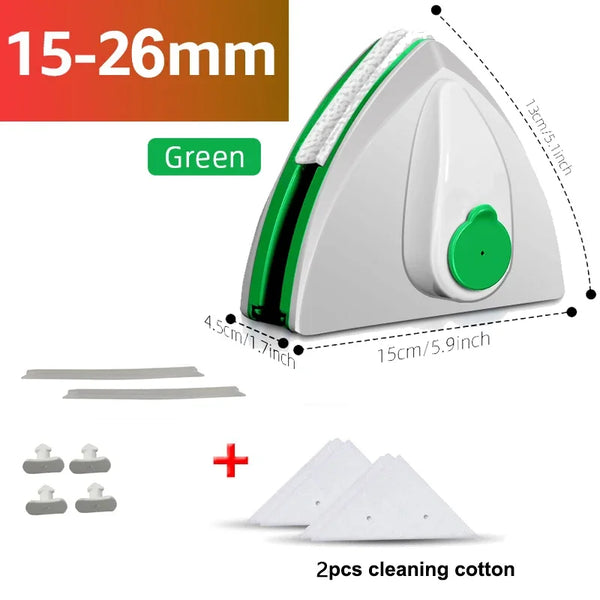 Double Sided Magnet Windows Cleaner Automatic Drainage Wiper Glass Window Washer Household Cleaning Tool For Window Washing