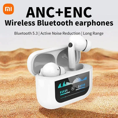 XIAOMI New Touch Screen Headphone Wireless Bluetooth Earbuds Active Noise Cancelling Earphone With Mic